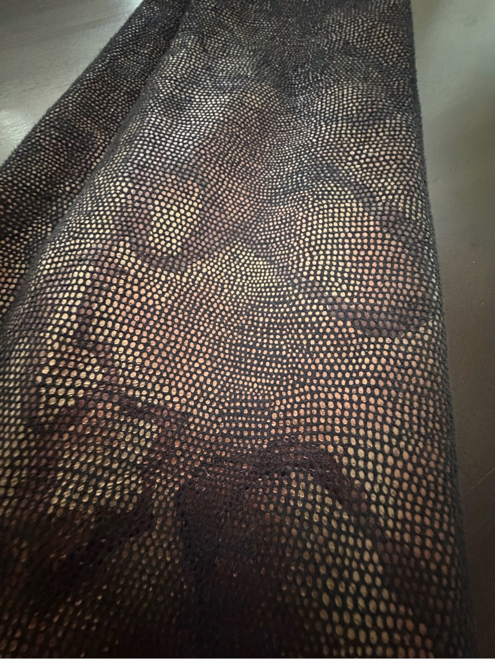 MOTHER The High Waisted Seamless Looker Ankle Snakeskin Bronze Metallic Pants - Picture 5 of 8